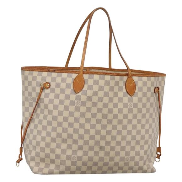LOUIS VUITTON Damier Azur Neverfull GM Tote Bag N41360 - Picture 1 of 16